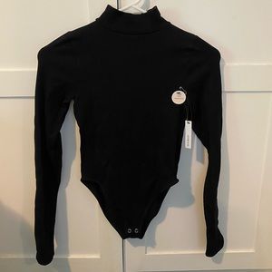 NWT Forever 21 Seamless Mock Neck Bodysuit